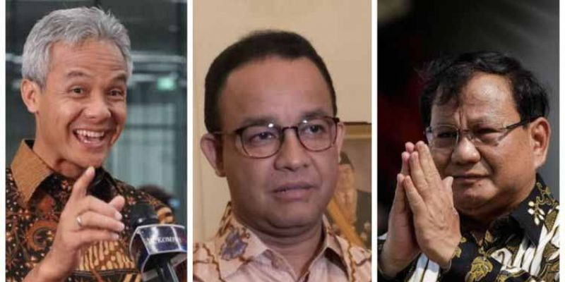 SMRC: Popularitas Ganjar Pranowo dan Prabowo Subianto Bersaing Ketat, Terakhir Anies Baswedan
