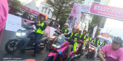 Kendaraan Listrik Warnai Seri 4 Road To Tour of Kemala Lampung