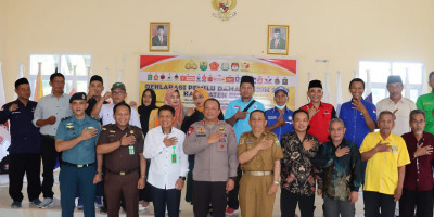 Jelang Tahapan Pemilu 2024, Polres Buol Gelar Deklarasi Pemilu Damai Diwilayah Kabupaten Buol