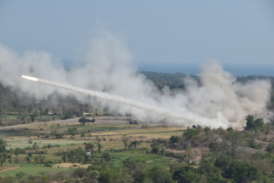 Wadan Kormar Tinjau Latihan Puncak CALFEX Super Garuda Shield 2023