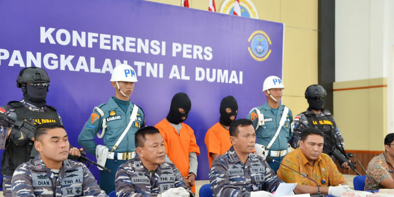 TNI AL Kembali Berhasil  Gagalkan Penyelundupan 5 Kg Narkoba di Perbatasan 