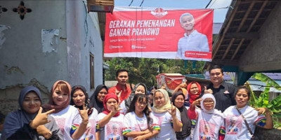 GPGP Sosialisasi Program Ganjar Pranowo dan Pemilu Damai di Desa Cimande, Caringin, Bogor