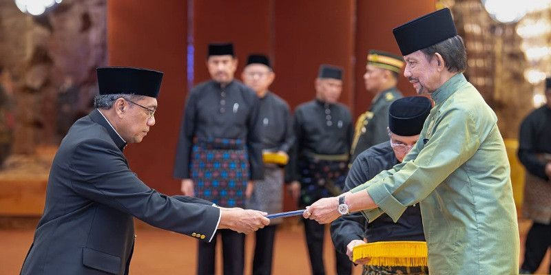 Sultan Brunei Terima  Surat Kepercayaan  Duta Besar RI Duta Besar LBBP RI untuk Brunei Darussalam