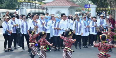 Kartika Basuki Dampingi Iriana Jokowi Edukasi Perilaku Hidup Sehat
