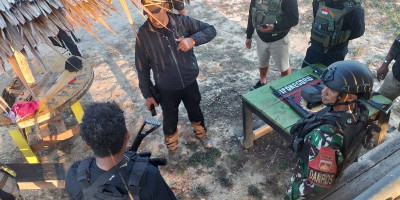 Usai Diserang OTK, Satgas TNI Tangkap Anggota KST di Bintuni Papua Barat