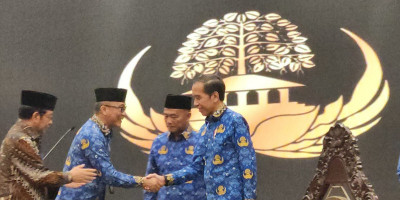 Buka Rakernas Korpri, Presiden Jokowi Sebut Kekuatan Besar Penentu Kemajuan Bangsa