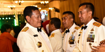 Dankormar Hadiri Gala Dinner Perayaan HUT KE 78 TNI Tahun 2023