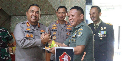Tiga Kapolres Datangi Makorem 052/Wijayakrama, Ada Apa?