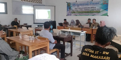 Musyawarah Dusun Makasari untuk Susun Rencana Kerja Pemerintah Desa