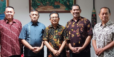 Ketua Umum Relawan Mitra Ganjar Bertemu Ketua Umum Persekutuan Gereja-gereja di Indonesia