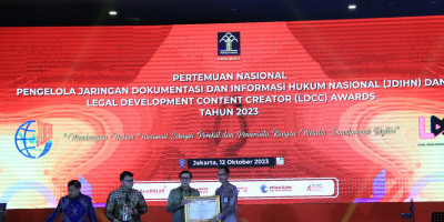 Sekretariat Jenderal DPD RI Raih JDIHN Award Tahun 2023