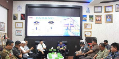 Sharing Informasi Terkait Pengembangan Permukiman, Wahyu Iramana Putra Apresiasi Pemko Padang