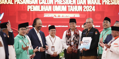 Resmi Daftar Capres - Cawapres di KPU, Anies: Maaf Kami Mengecewakan Kaum Pesimistis