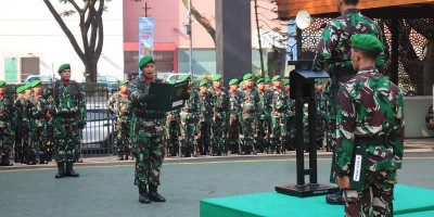Korem 052/Wijayakarma Laksanakan Upacara Peringatan Sumpah Pemuda