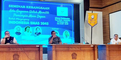 Adu Gagasan di Seminar Kebangsaan Vox Point Jawa Tengah 