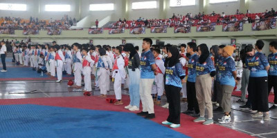 Danrem 052/Wijayakrama Tutup  Kejuaraan Taekwondo Danrem Cup 2023 