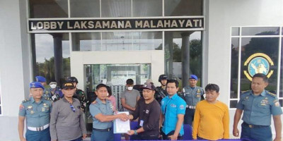 TNI AL Berhasil Bekuk Komplotan Perompak di Selat Malaka