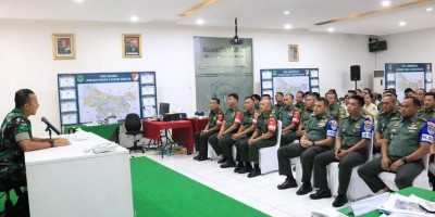 Danrem 052/Wijayakrama Tutup Kegiatan Latihan Posko 1 Kodim 0503/JB 