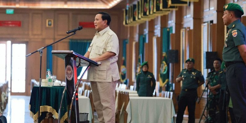 Menhan Prabowo Resmikan Ruang Makan Husein Akmil Magelang