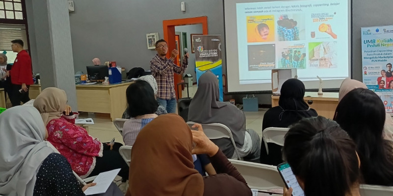 PLN Peduli Melalui Hub UMK Jakarta Raya adakan Pelatihan Digital Marketing dan Fotografi