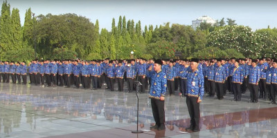 Peringati HUT Korpri ke-52, 2.000 ASN Ziarahi Taman Makam Pahlawan Kalibata