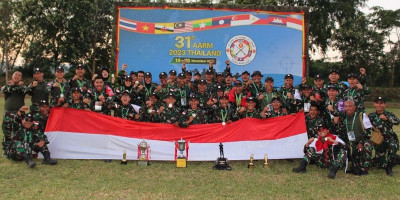 Kontingen TNI AD Rajai Kejuaraan Lomba Tembak AARM-31 di Thailand
