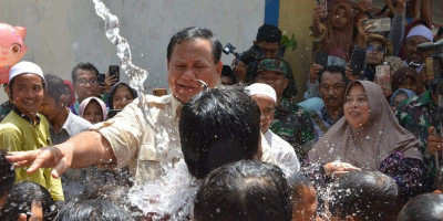 Menhan Prabowo Resmikan 12 Sumber Titik Air di Pamekasan Madura, Jawa Timur  