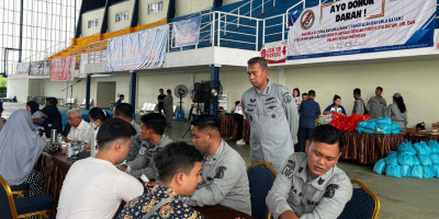 Jelang HUT Bakamla RI ke-18, Pangkalan Bakamla Batam Gelar Donor Darah