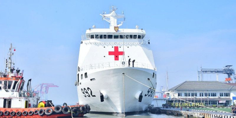 Kapal Rumah Sakit TNI AL Siap Angkut Bantuan untuk Gaza