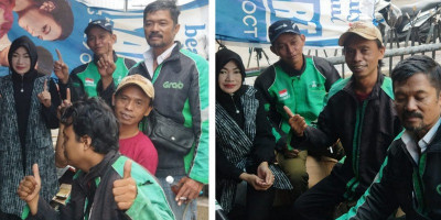 Driver Ojol Sampaikan Keluh Kesah ke Ervinna Caleg Partai Ummat Dapil 2, Cilincing, Koja dan Kelapa Gading