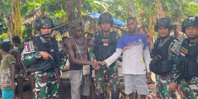Prajurit Lipan Turut Andil Dalam Mendamaikan Perselisihan Warga di Kampung Kondo