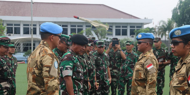 Tiba Di Jakarta, Komandan PMPP Tinjau Kesiapan Satgas MTF XXVIII-O/Unifil