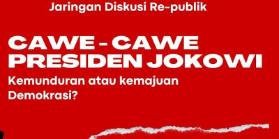 Cawe Cawe Presiden Jokowi Perbuatan Tercela pada Iklim Demokrasi