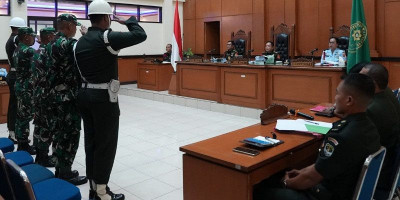 Oknum TNI Pembunuhan Pedagang Obat Dihukum Seumur Hidup