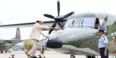 5 Unit Pesawat NC-212i Resmi Perkuat TNI Angkatan Udara