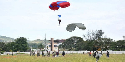 Komandan Pasmar 3 Tinjau Latihan SKPL Yontaifib 3 Marinir 