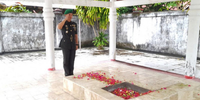 Peringati Hari Juang TNI AD, Kodim 1708/BN Ziarah di TMP Cenderawasih