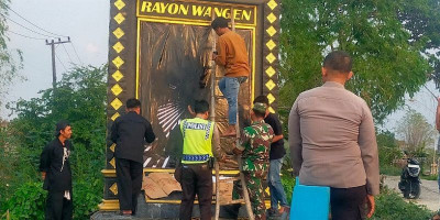 Tugu Silat Dibongkar TNI, Polri dan Perguruan Silat untuk Kamtibmas