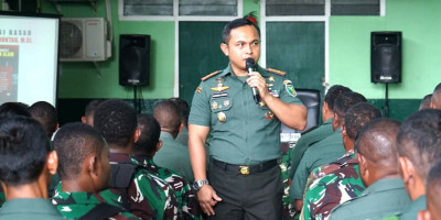 Berikan Arahan Perdana, Dandim 1708/BN Bentuk Babinsa yang Modern, Adaptif, dan Kreatif