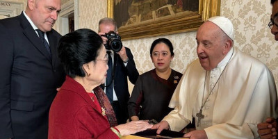 Megawati dan Paus Fransiskus Bertemu di Vatikan, Bahas Perdamaian Dunia dan Perubahan Iklim