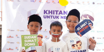 Sambut Liburan Sekolah, Bakrie Amanah Gelar Acara Khitanan 1.350 Anak Negeri