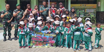Koramil Laren Jadi Rujukan Program Outing Class