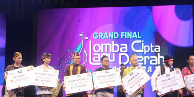 Lagu  Baku Kele-Ambon, Maluku Karya Freitsna Sopaheluwakan Juara 1 Lomba Cipta Lagu Daerah Nusantara 2023