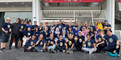 Jalan Sehat di GBK bersama Alumni SMA 68 Angkatan 87
