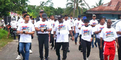 Dandim 1708/BN Ikut Jalan Sehat, Simbol KPU Siap Selenggarakan Pemilu 2024 Dalam Kondisi Sehat