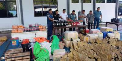 Satgas Nataru di Perbatasan, TNI AL Berhasil Gagalkan Penyelundupan Sejumlah Barang Ilegal