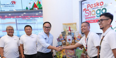 Jelang Akhir Tahun 2023, Wamen BUMN Kunjungi Posko TelkomGroup SIAGA NARU 2023/2024