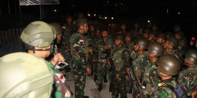 Antisipasi Gangguan Kamtibmas, TNI AL Laksanakan Pengamanan Wilayah Kota Jayapura 