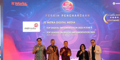 MDMedia Raih 2 Penghargaan Implementasi Digital Terbaik di Ajang “Top Digital Awards”