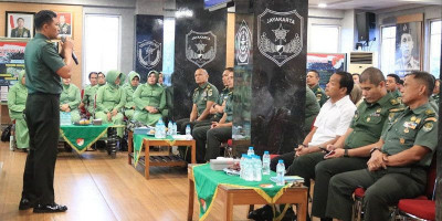 Korem 052/Wijayakrama Gelar Sosialisasi Jaga Netralitas ke Prajurit, PNS dan Persit
